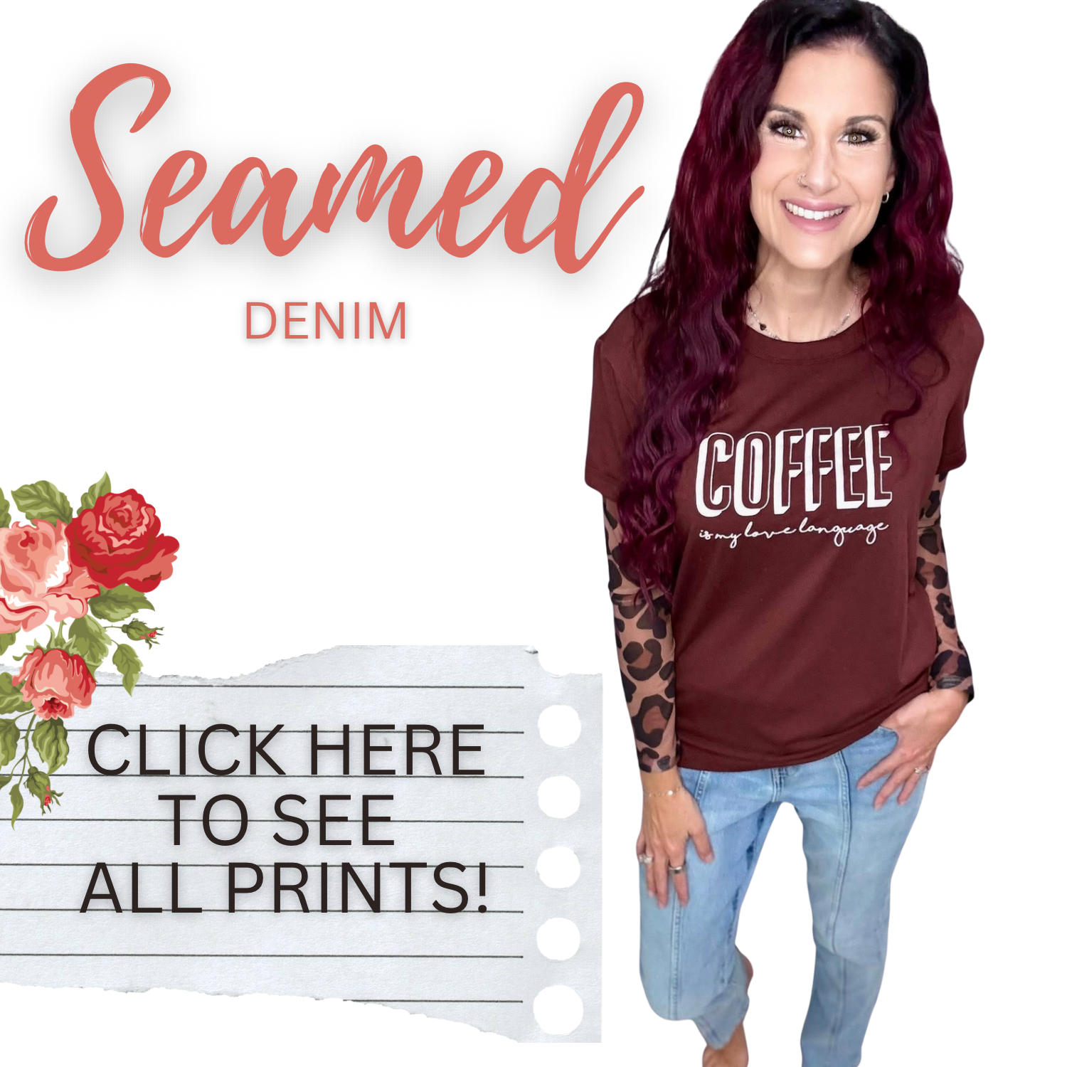 Seamed Denim