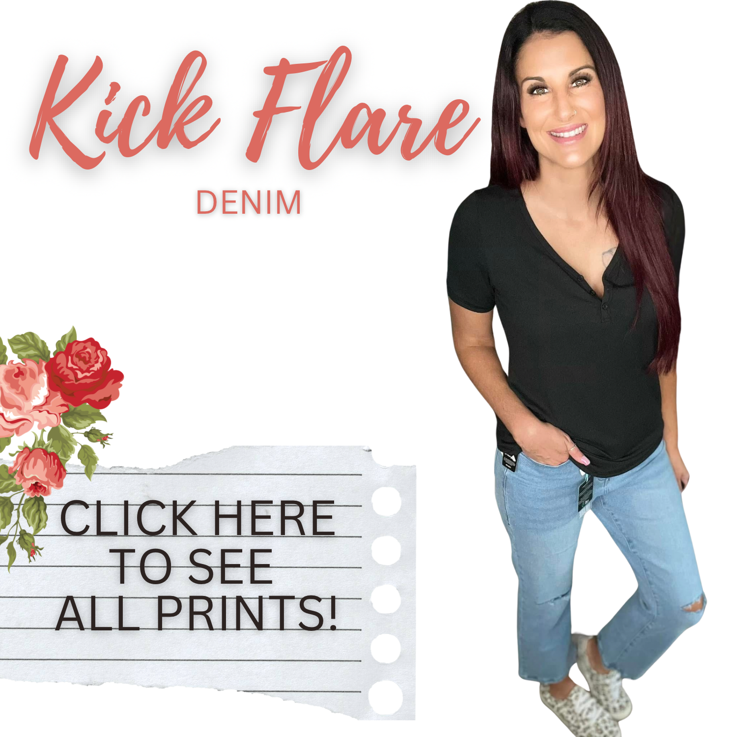 Cropped Kick Flare