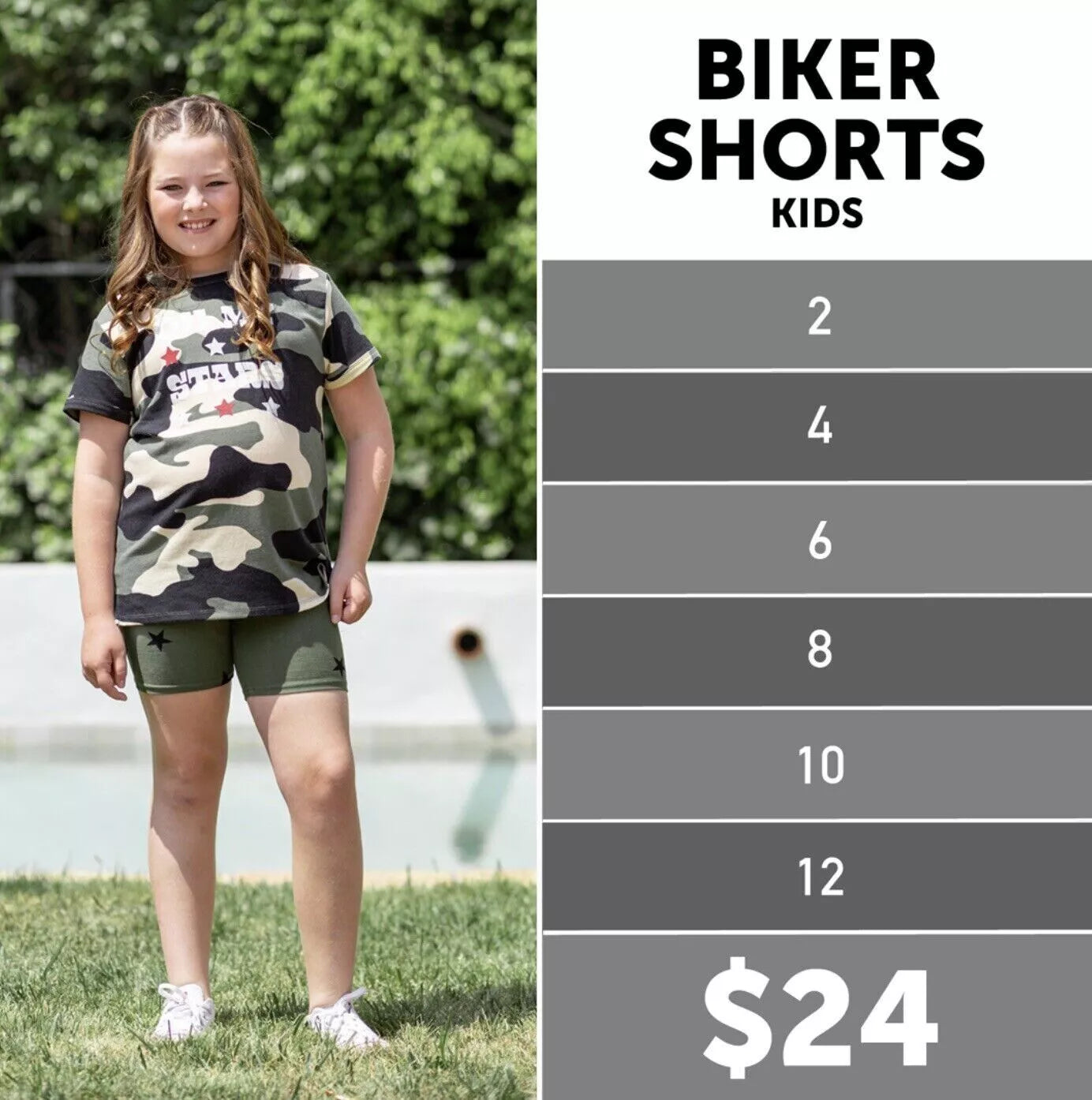 Kids Biker Shorts