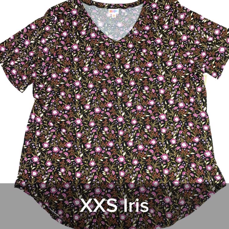 Iris - Black Mauve Floral