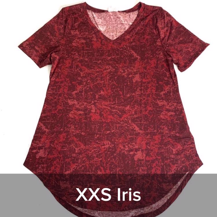 Iris - Red Subtle Splatter